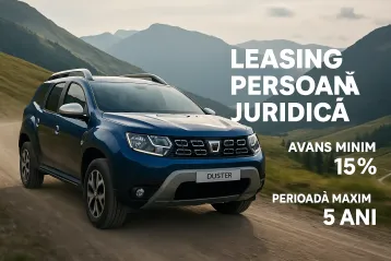 2 x Dacia Duster 4WD – Leasing Financiar pe Societate, Avans Minim 15%, Perioadă 5 Ani