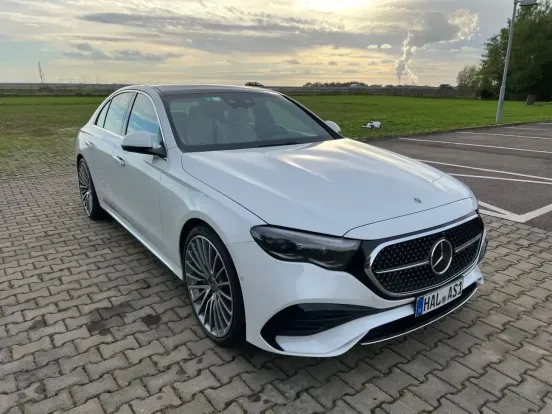 Mercedes-Benz E 450d 4MATIC AMG 2024 – 47.658 km, 367 CP, 4x4, Cutie Automată – Leasing Financiar pe Firmă, Avans 15 - 50%, Perioadă 1 - 5 Ani