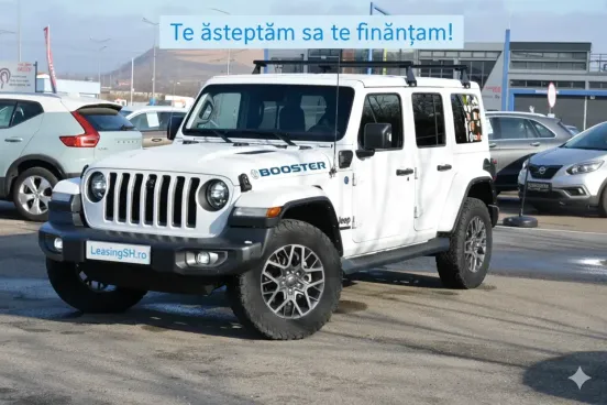 Jeep Wrangler 2021 – 123.238 km, Hibrid Benzină-Electric, 272 CP, Automată, 4x4 – Leasing Financiar pe Societate, Avans Minim 15-50%, Perioadă Maximă 5 Ani