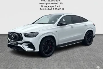 Mercedes-Benz GLE 53 AMG Coupe 2024 – 5.850 km, 2.999 cm³, 544 CP, Automată, 4Matic – Leasing Financiar / Leasing Operațional pe Societate, Avans 15–50%, Perioadă 1–5 ani