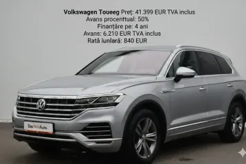 Volkswagen Touareg 2020 – 150.142 km | SUV Diesel Automată – Leasing Auto Persoane Juridice & Financiar/Operațional