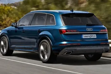 Audi Q7: dominația supremă a spațiului și confortului. Disponibil în leasing în 2026.