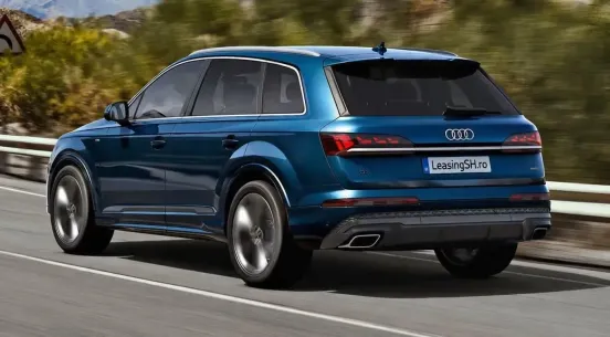 Audi Q7: dominația supremă a spațiului și confortului. Disponibil în leasing în 2026.