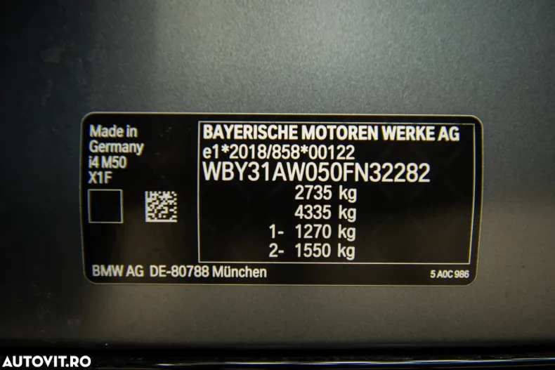 BMW i4 din 2022 cu 37.000 km - oferta BMW104328 - foto 20