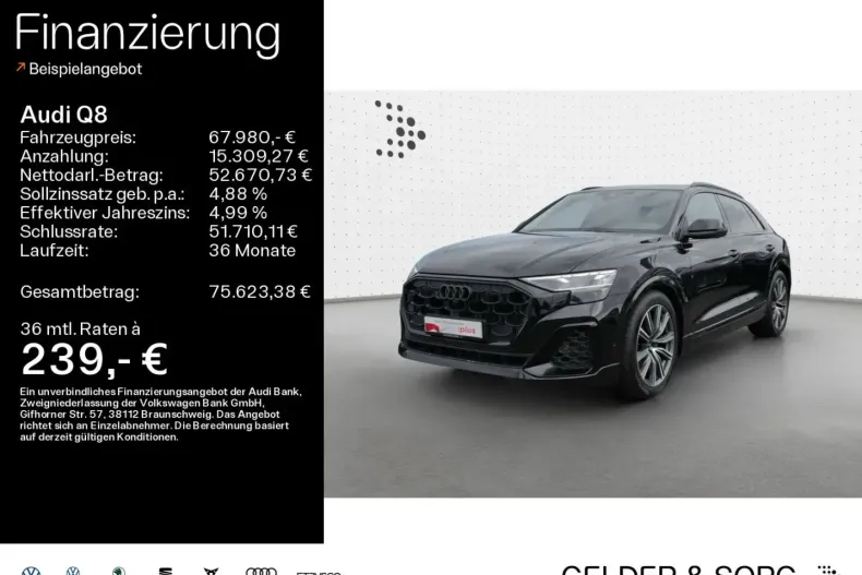 Audi Q8 din 2025 cu 28.650 km - oferta AUD104814 - foto 1
