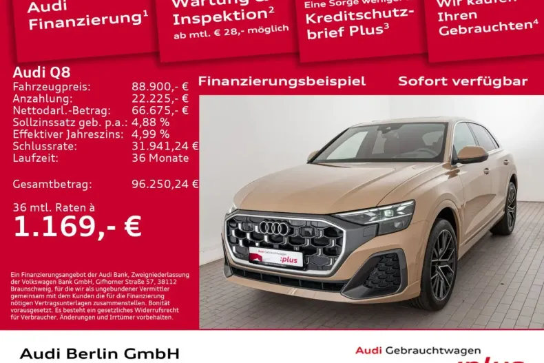 Audi Q8 din 2024 cu 19.000 km - oferta AUD107331 - foto 1