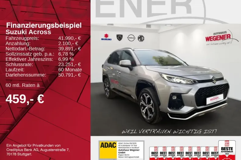 Suzuki Across din 2022 cu 16.480 km - oferta SUZ108967 - foto 2