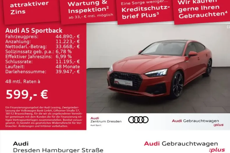 Audi A5 din 2023 cu 29.000 km - oferta AUD109022 - foto 1
