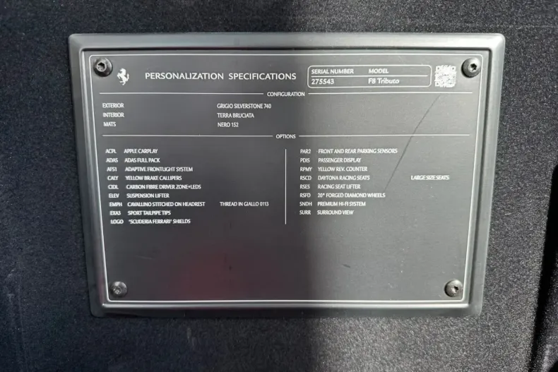 Ferrari F8 din 2022 cu 9.784 km - oferta FER115588 - foto 8