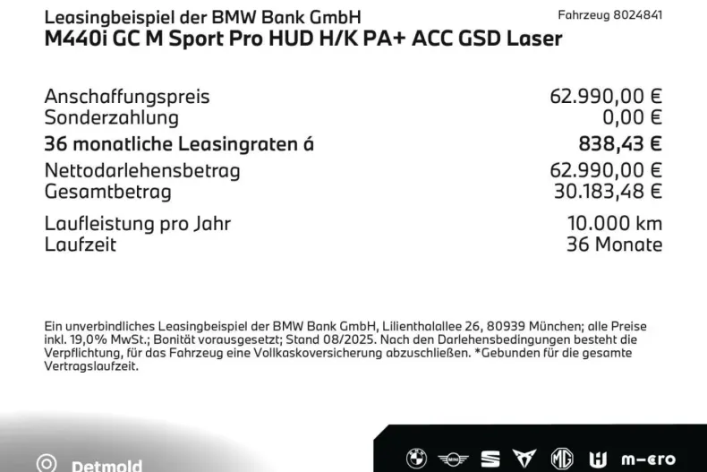 BMW M440 din 2024 cu 19.128 km - oferta BMW116555 - foto 2
