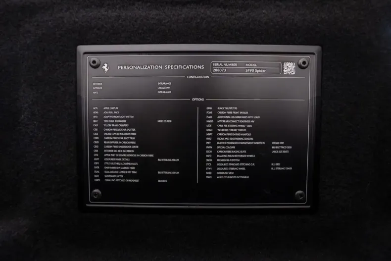 Ferrari SF90 din 2023 cu 2.300 km - oferta FER117679 - foto 12