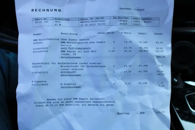 BMW X3 M din 2021 cu 50.000 km - oferta BMW117742 - foto 24