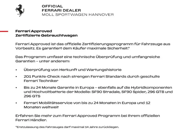 Ferrari 296 GTS din 2022 cu 5.125 km - oferta FER118277 - foto 3