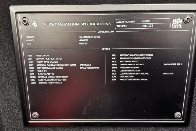 Ferrari 296 GTS din 2023 cu 5.799 km - oferta FER118279 - foto 17