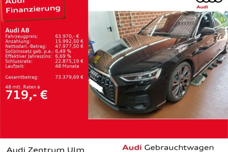 Audi A8 din 2022 cu 67.283 km - oferta AUD120175 - foto 1