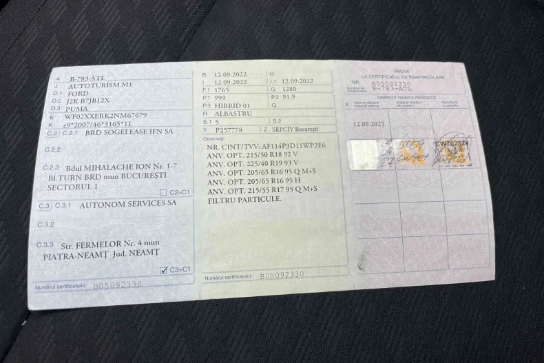 Ford Puma din 2022 cu 93.973 km - oferta FOR124294 - foto 18