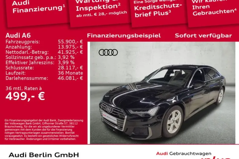 Audi A6 din 2023 cu 8.776 km - oferta AUD125686 - foto 1