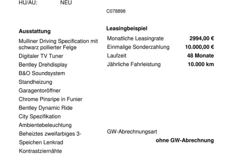 Bentley Continental GT din 2020 cu 54.400 km - oferta BEN125946 - foto 30