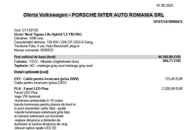 Volkswagen Tiguan din 2025 cu 1 km - oferta VOL128579 - foto 12