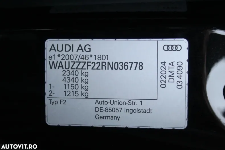 Audi A6 din 2024 cu 27.694 km - oferta AUD129584 - foto 40