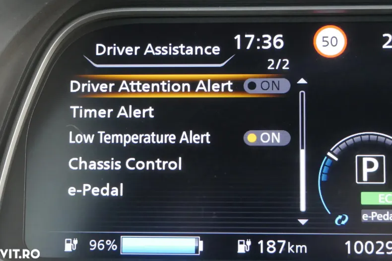 Nissan Leaf din 2019 cu 100.299 km - oferta NIS133607 - foto 31