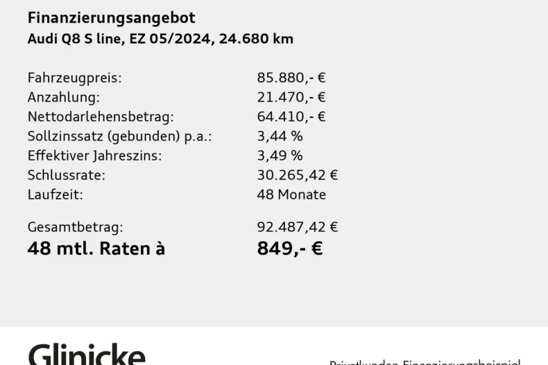 Audi Q8 din 2024 cu 24.680 km - oferta AUD136907 - foto 2