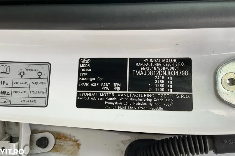 Hyundai TUCSON din 2021 cu 85.035 km - oferta HYU137862 - foto 38