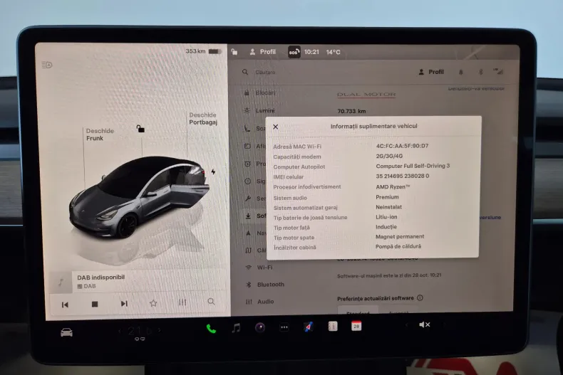 Tesla Model 3 din 2022 cu 70.900 km - oferta TES139845 - foto 22