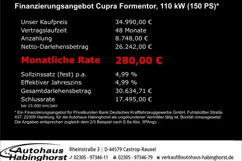 Cupra Formentor din 2024 cu 4.500 km - oferta CUP142986 - foto 2
