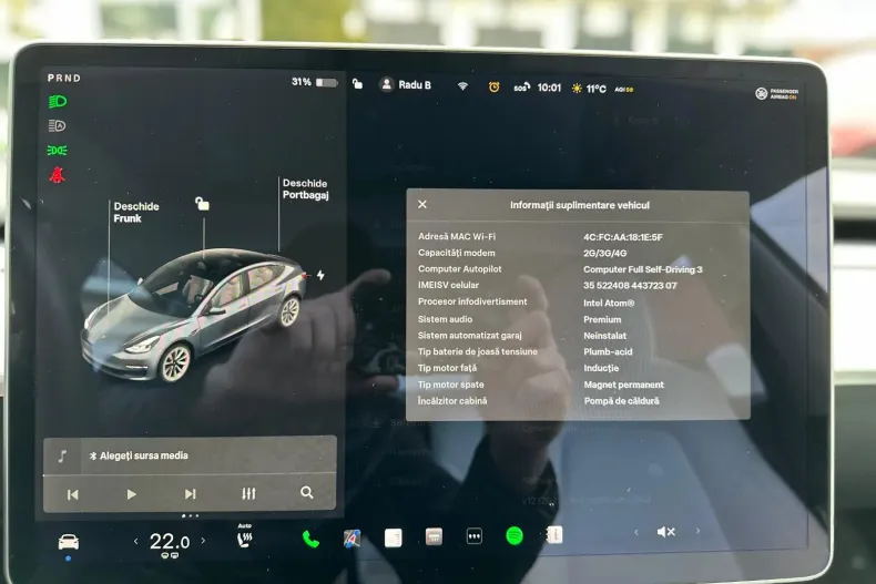 Tesla Model 3 din 2021 cu 59.495 km - oferta TES144573 - foto 9