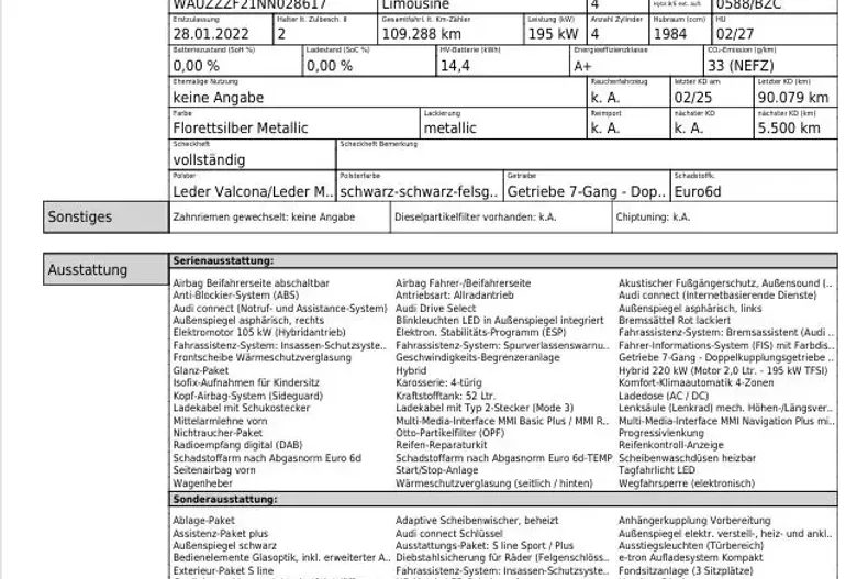 Audi A6 din 2022 cu 109.290 km - oferta AUD145338 - foto 25