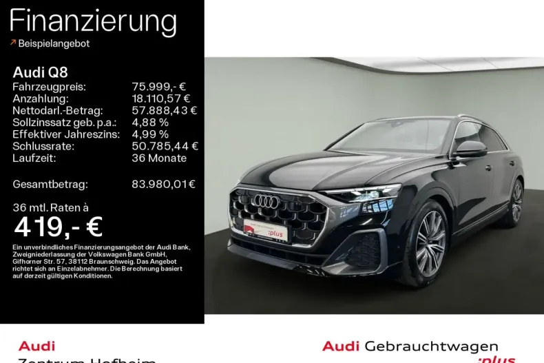 Audi Q8 din 2024 cu 29.392 km - oferta AUD147448 - foto 1
