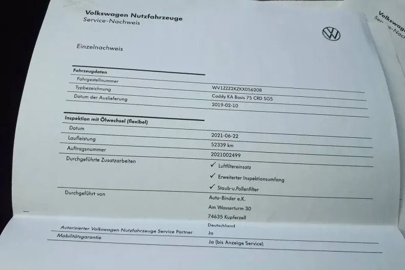 Volkswagen Caddy din 2019 cu 150.000 km - oferta VOL148228 - foto 9