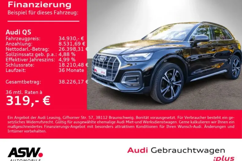 Audi Q5 din 2022 cu 92.900 km - oferta AUD150129 - foto 1