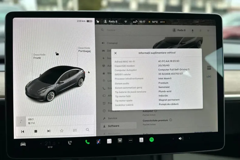 Tesla Model 3 din 2021 cu 34.216 km - oferta TES150637 - foto 9
