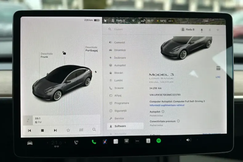 Tesla Model 3 din 2021 cu 34.216 km - oferta TES152224 - foto 7