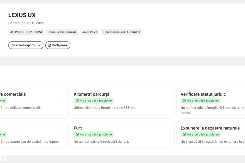 Lexus UX din 2022 cu 56.683 km - oferta LEX154012 - foto 12