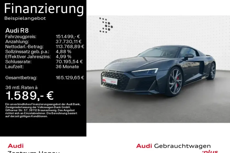 Audi R8 din 2022 cu 43.350 km - oferta AUD154941 - foto 1