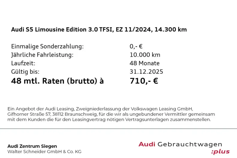 Audi S5 din 2024 cu 14.300 km - oferta AUD154948 - foto 3