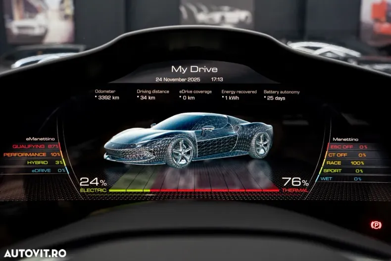 Ferrari 296 GTB din 2024 cu 3.400 km - oferta FER155951 - foto 10