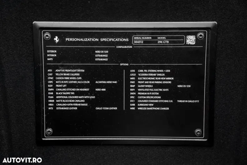 Ferrari 296 GTB din 2024 cu 3.400 km - oferta FER155951 - foto 23