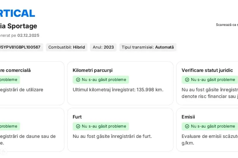 Kia Sportage din 2023 cu 136.065 km - oferta KIA158082 - foto 33