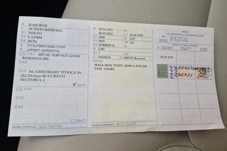 Volvo XC90 din 2021 cu 75.356 km - oferta VOL158817 - foto 9