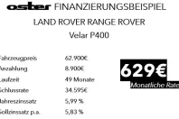 Land Rover Range Rover Velar din 2022 cu 46.000 km - oferta LAN159036 - foto 8