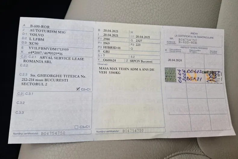Volvo XC90 din 2021 cu 75.356 km - oferta VOL160331 - foto 23