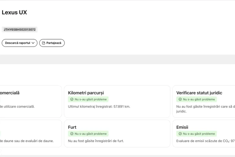 Lexus UX din 2020 cu 80.450 km - oferta LEX160453 - foto 17