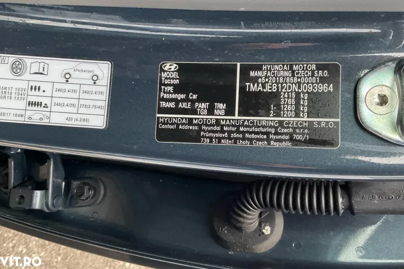 Hyundai TUCSON din 2022 cu 45.247 km - oferta HYU161305 - foto 40