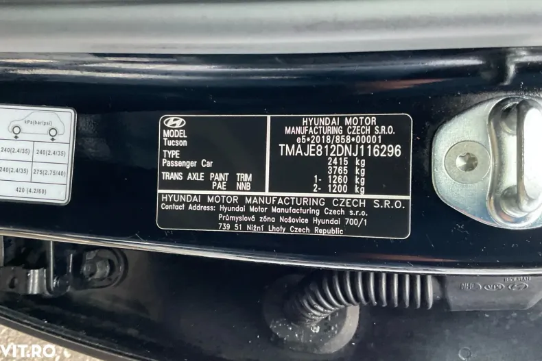 Hyundai TUCSON din 2022 cu 69.669 km - oferta HYU161308 - foto 40