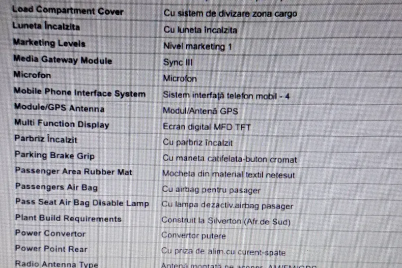 Ford Ranger din 2021 cu 153.482 km - oferta FOR161444 - foto 27