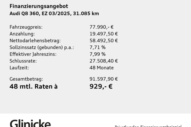 Audi Q8 din 2025 cu 31.085 km - oferta AUD162584 - foto 2